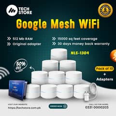 Google Mesh Router System/WiFi//NLS-1304 AC1200 (Pack of 10 Used)