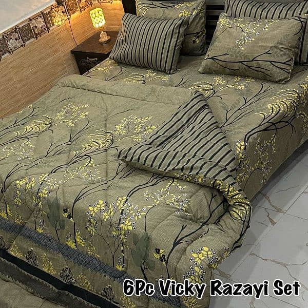 6 piece Vicky razai set 2