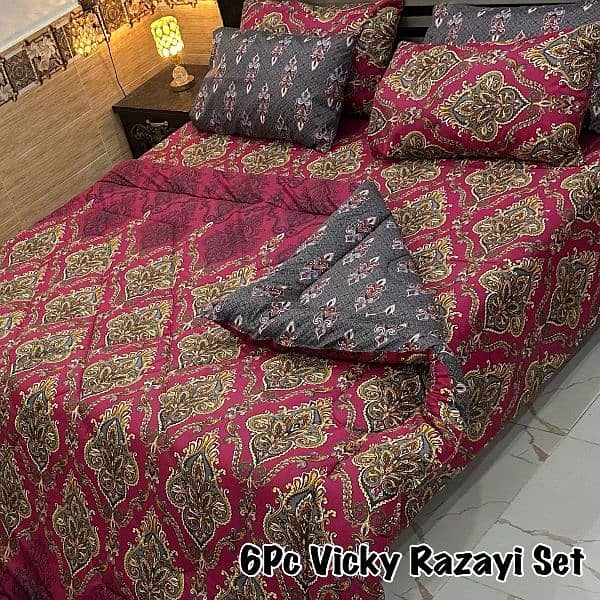 6 piece Vicky razai set 3