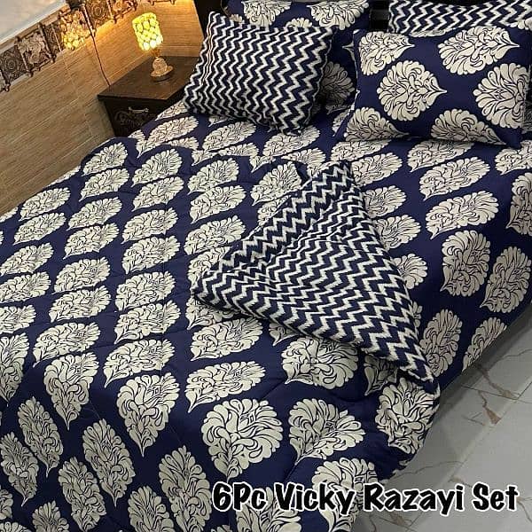 6 piece Vicky razai set 5