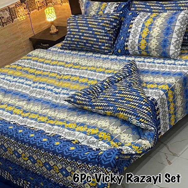 6 piece Vicky razai set 12