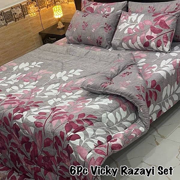 6 piece Vicky razai set 14