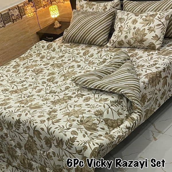 6 piece Vicky razai set 16