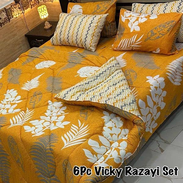 6 piece Vicky razai set 17