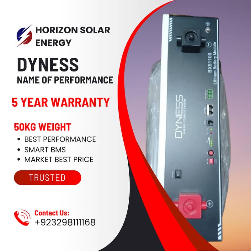 DYNESS NAME OF PERFORMANCE | 5 YEARS WARRANTY 6