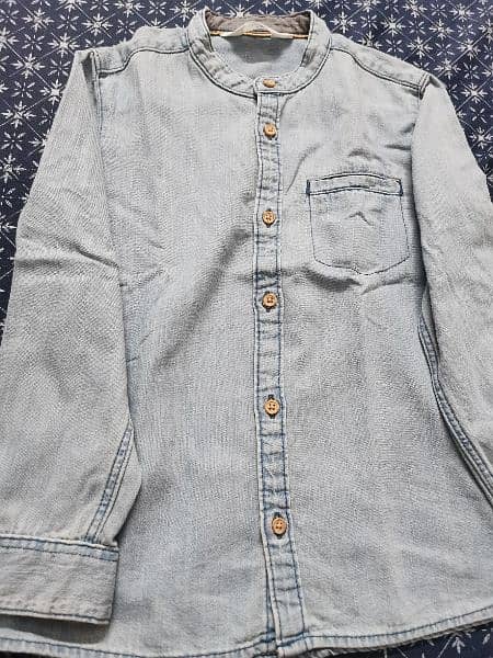 original H & M boys denim shirt 1