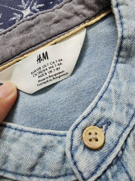 original H & M boys denim shirt 2