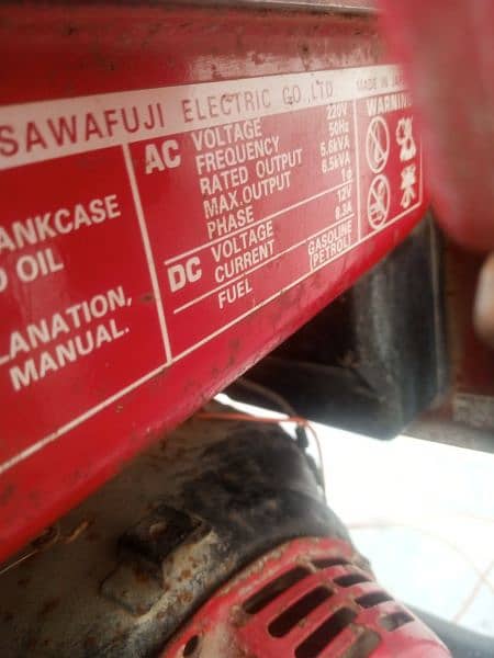 Honda Elemax generator 5.6KVA petrol 0