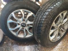 13 Inch Imported Alloy Rims with New General Tycoon Tyres 175/70/13