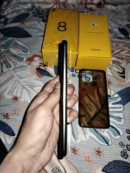 Realme 8 in New Condition With All original Aces 8+8 128gb 33W chargng 4