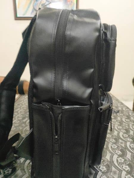 Pure Leather Branded Bag - Bag pack/Laptop Holder/Hiking 1