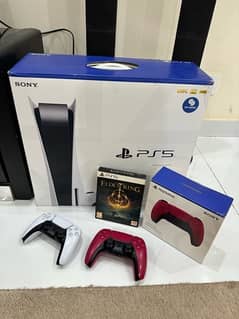 Ps5 disc edition with extra controller and one game