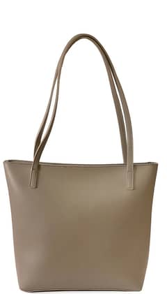 Grey tote bag