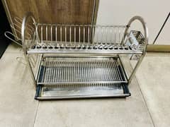 2 Tier Dish Drainer Rack