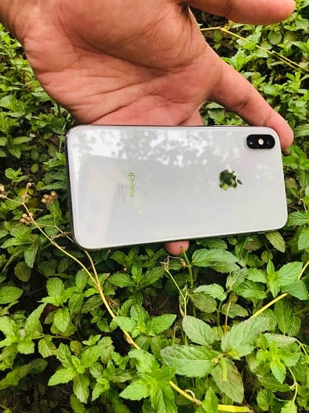 iPhone X pta approved  64 gb  white  colour 1