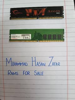 2x8Gb ram for sale