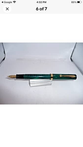 Sheaffer Gold Trim fountain pen (slightly used) 6