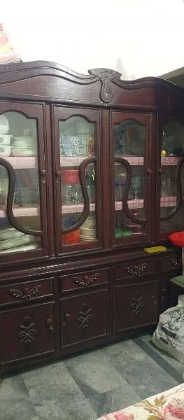 King/Double Bed, Dressing Table, Showcase Almirrah,استری اسٹینڈ 0