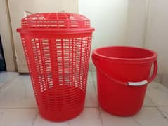 washbasket and bucket for sale