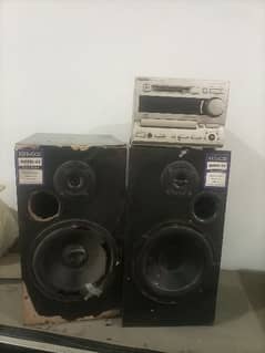 Kenwood orginal speaker and imported amplifier