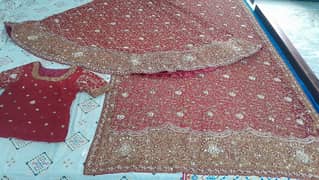 Red Bridal Sharara