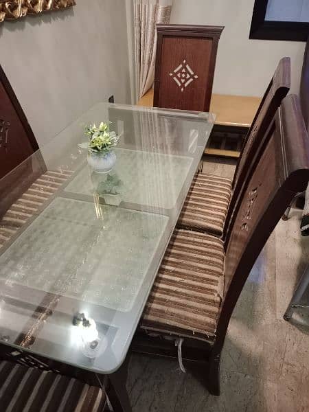 only 6 Chairs are available for sale , Table not included 1