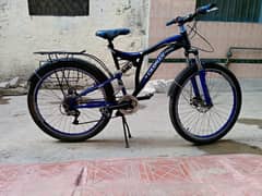 Caspian Mountain Bike, Dual Shocks with Disk Brakes & Gears 0