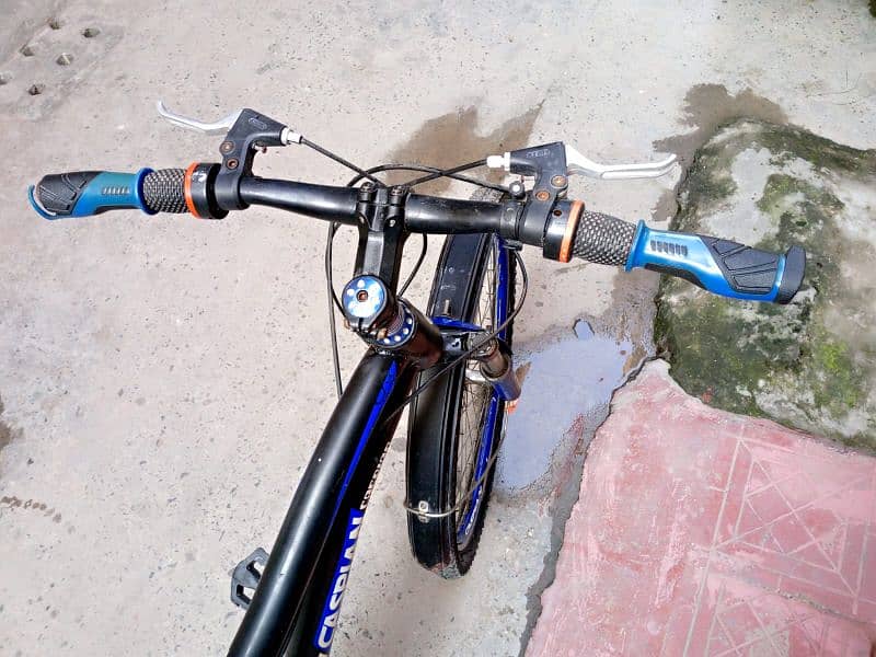 Caspian Mountain Bike, Dual Shocks with Disk Brakes & Gears 6