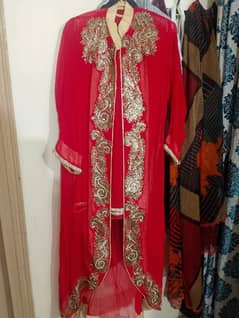 Red beautiful party wear size large