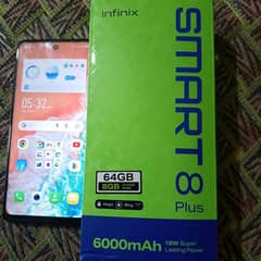 infinix smart 8 plus 4+4/64