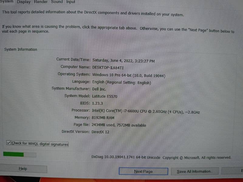 DELL Core i7 6th Gen laptop with 2gb Dedicated gpu. 5