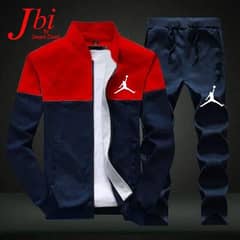 JBI  Red Blue Contrast Tracksuit