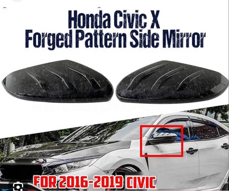 Civic 2016-2021 new style side mirror cover 0