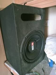 JBL woofer with box & Amplifier