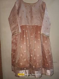 banarsi organza frock