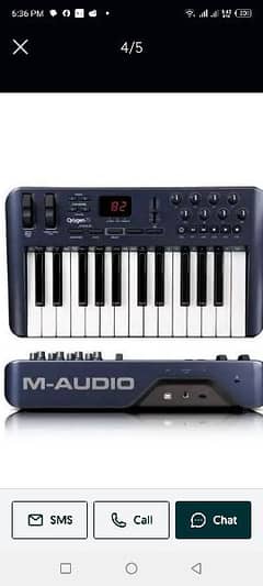 M Audio Midi Keyboard with pads