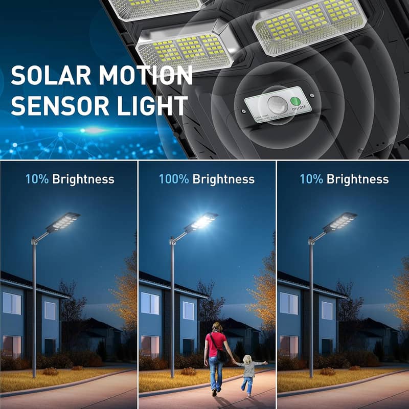 Solar Street Lights Outdoor - 500W Solar Parking Lot Lights 1