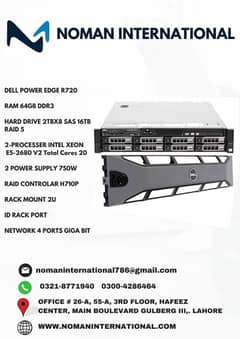 DELL POWER EDGE R720 3.5 server