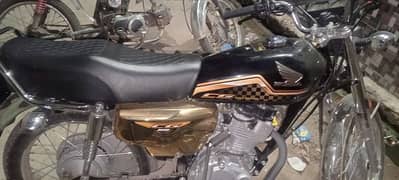 CG 125 self start Gold edition