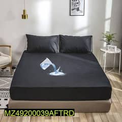 Double king size bed parachute mattress cover cash on delivery