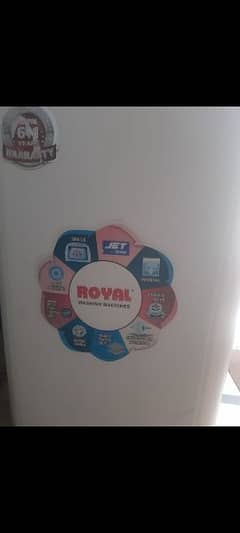 Royal RW-1010S Washing machine & Haier 6 kg spin dryer