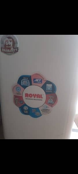 Royal RW-1010S Washing machine & Haier 6 kg spin dryer 0