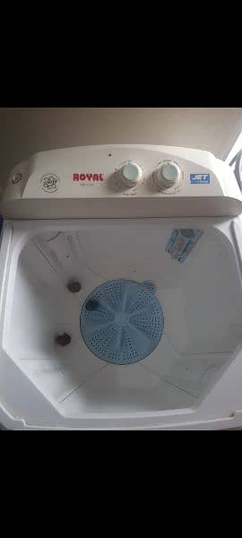 Royal RW-1010S Washing machine & Haier 6 kg spin dryer 1