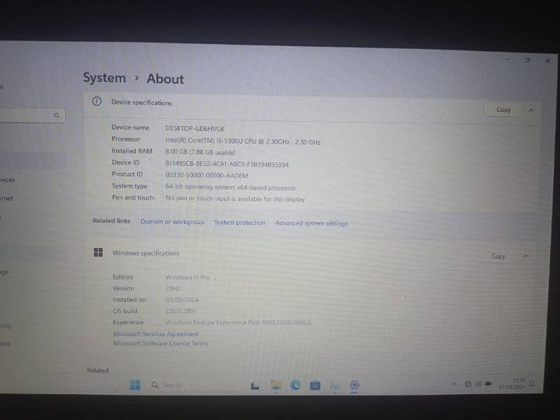 Dell latitude e7250, core i5 5th generation 0