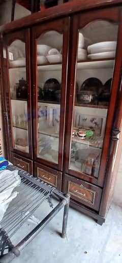 Showcase for sale wooden