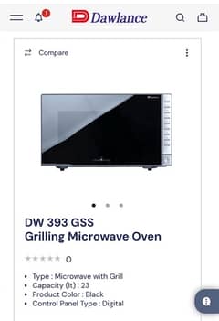 Dawlance Grilling Microwave Oven