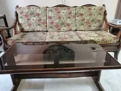 Sofa Set with tables of Sheesham wood