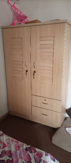 single Bed and Wardrobe