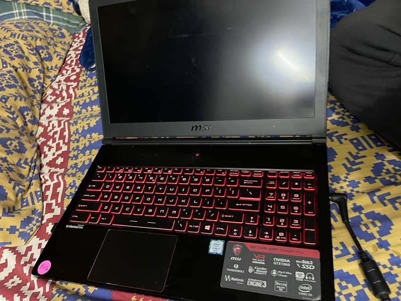 MSI 6RF Stealth Pro Gaming Laptop GTX1060 intel core i7 6th gen 60HZ 3