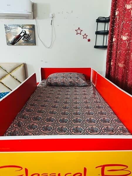 Bunk Bed with Mattresses (school bus theme) 5